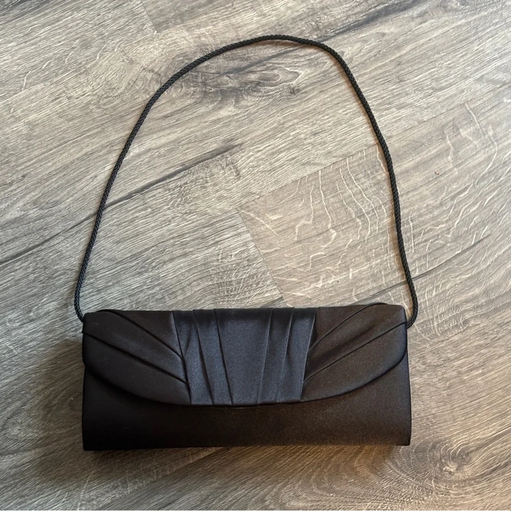 Gunne Sax Black Evening Clutch